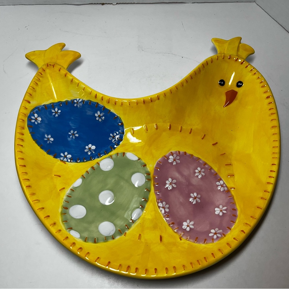 HOME Chicken Easter Egg Platter